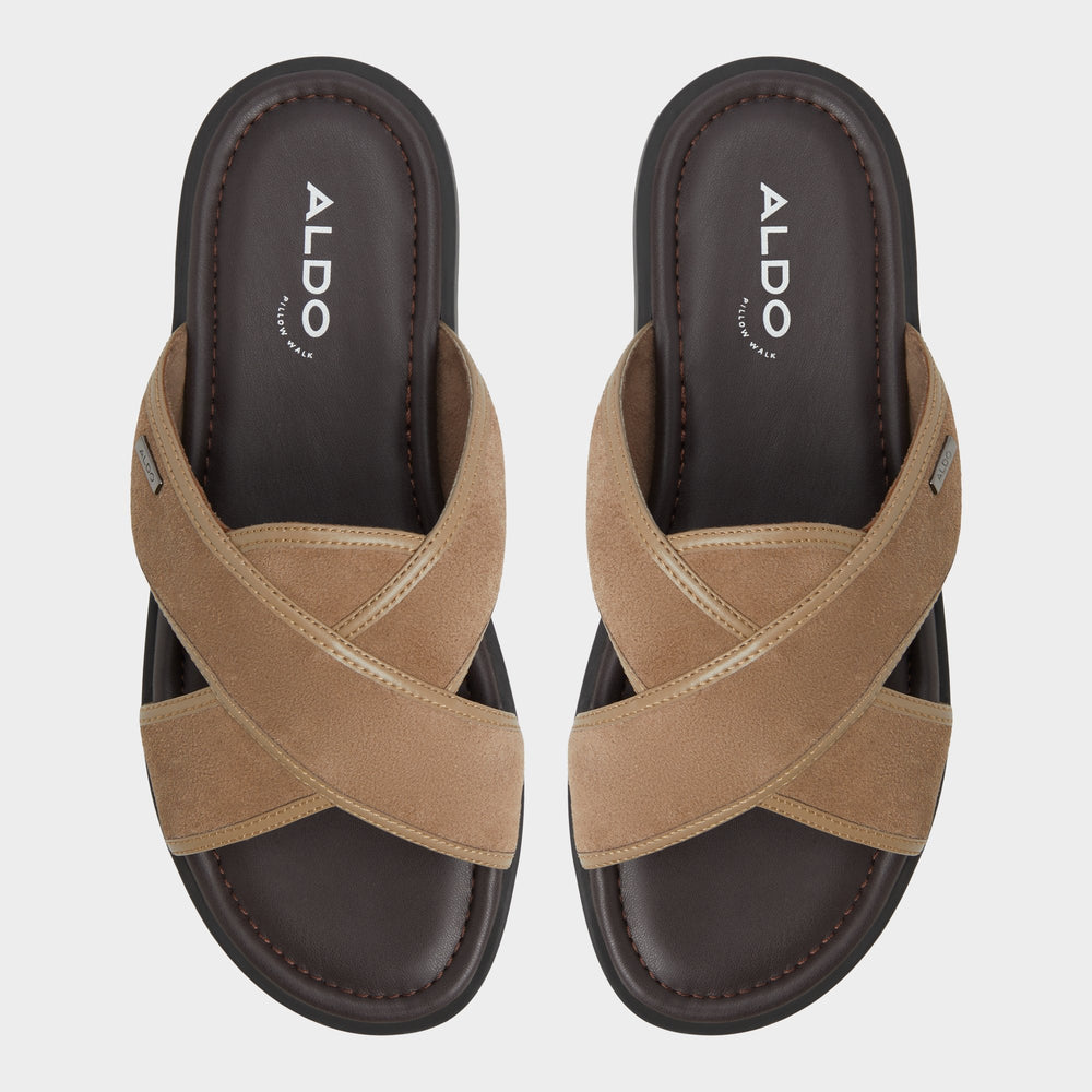 Aldo | Olino Other Brown Men's Slides - Slide sandal