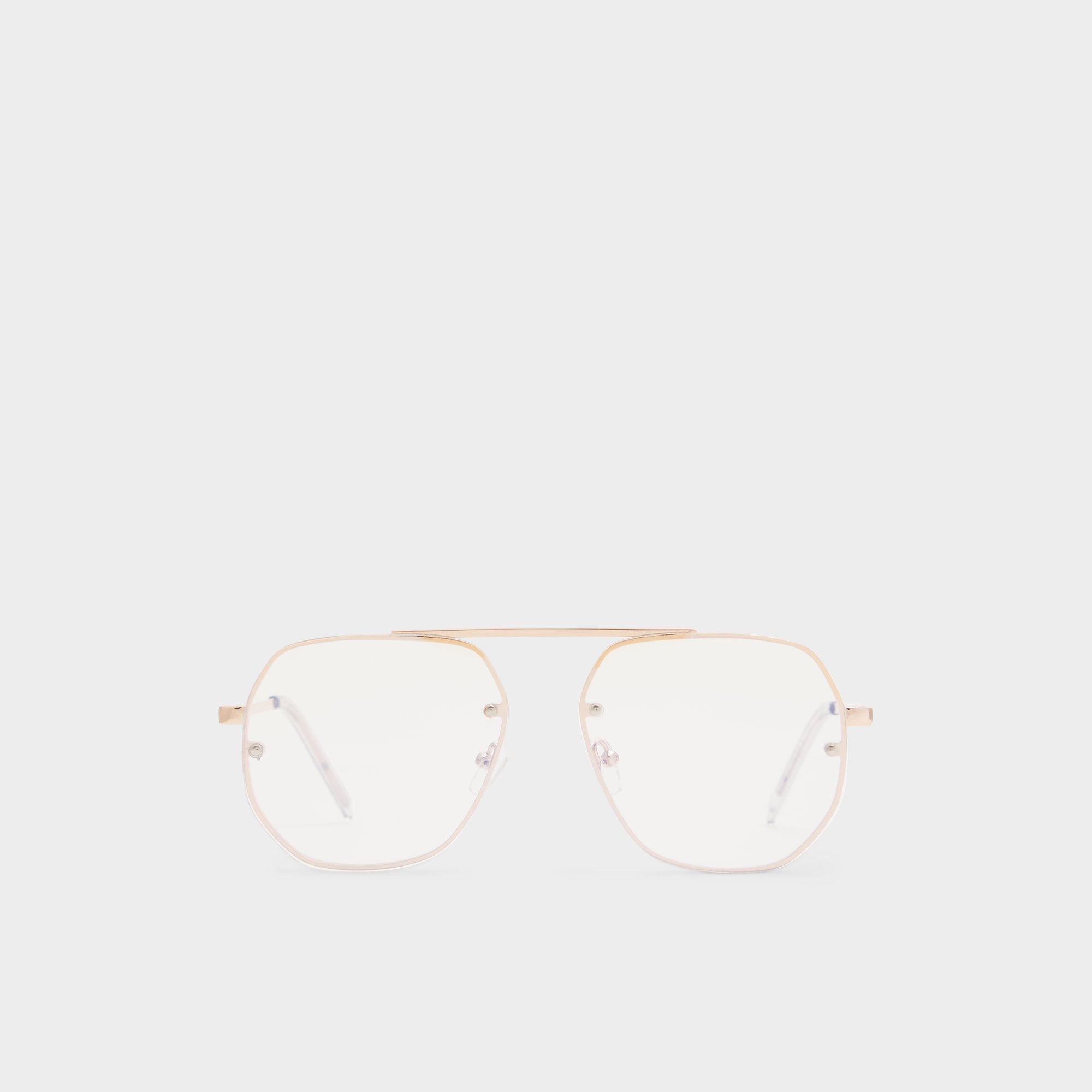 Aldo | Diprion Gold Men's Aviator - Non-prescription reading glasses