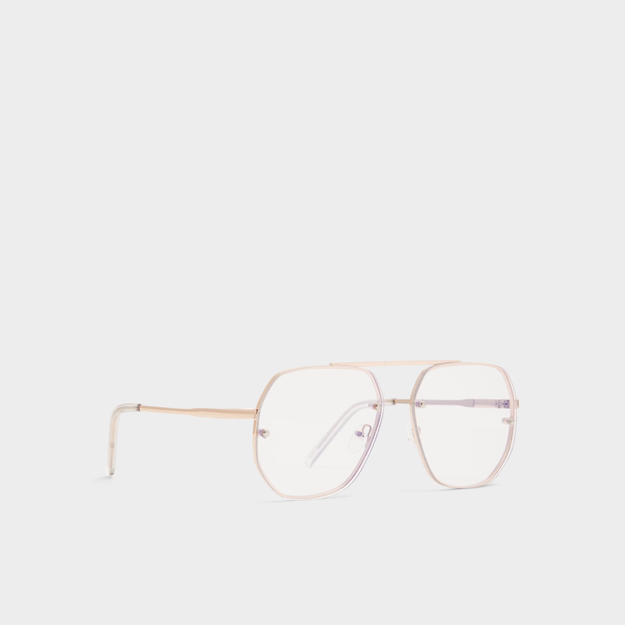 Aldo | Diprion Gold Men's Aviator - Non-prescription reading glasses