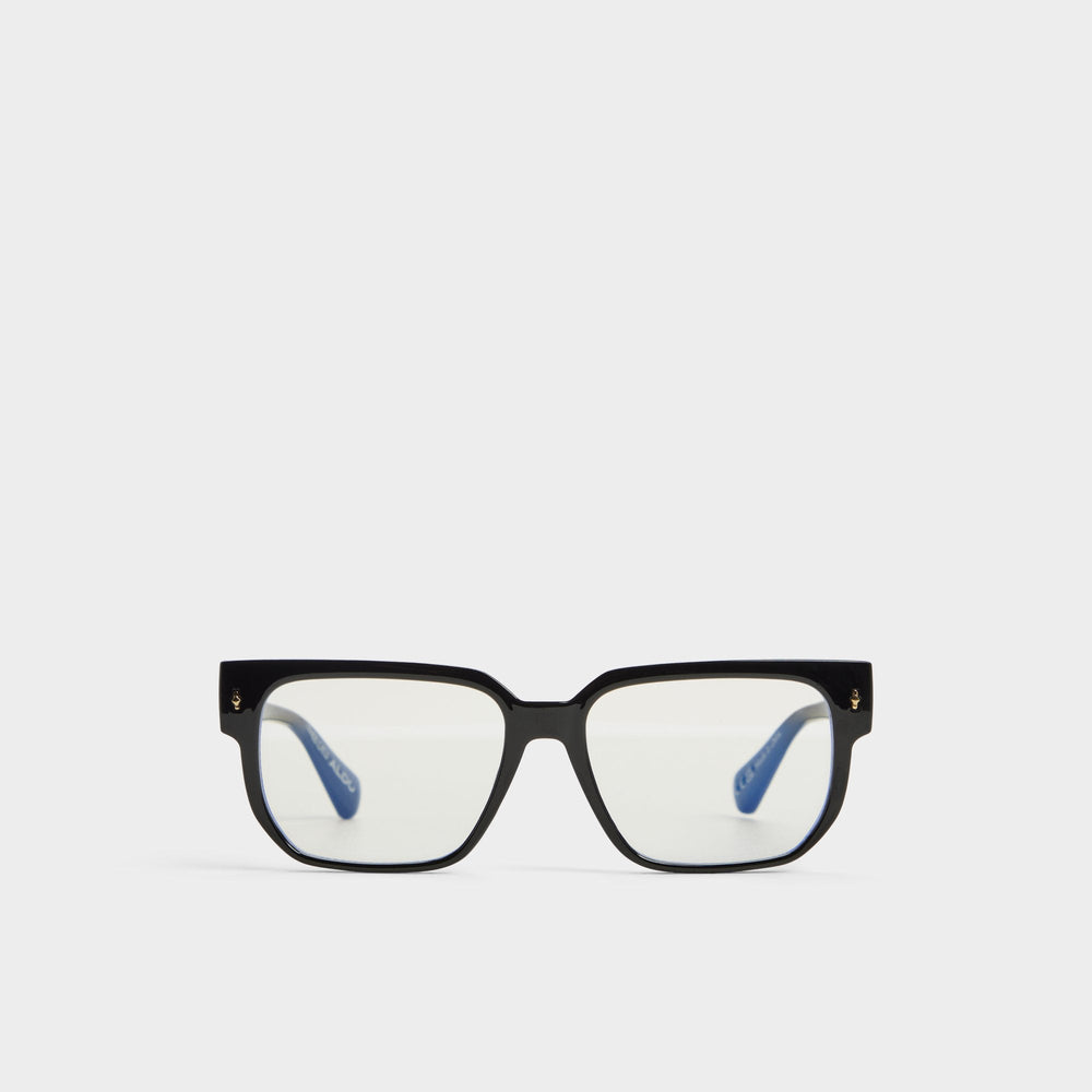 Aldo | Nightfall Black Men's Rectangle - Non-prescription reading glasses