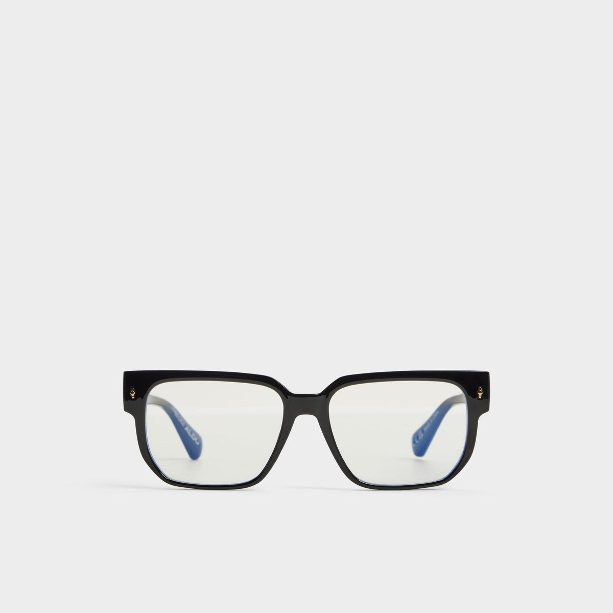 Aldo | Nightfall Black Men's Rectangle - Non-prescription reading glasses
