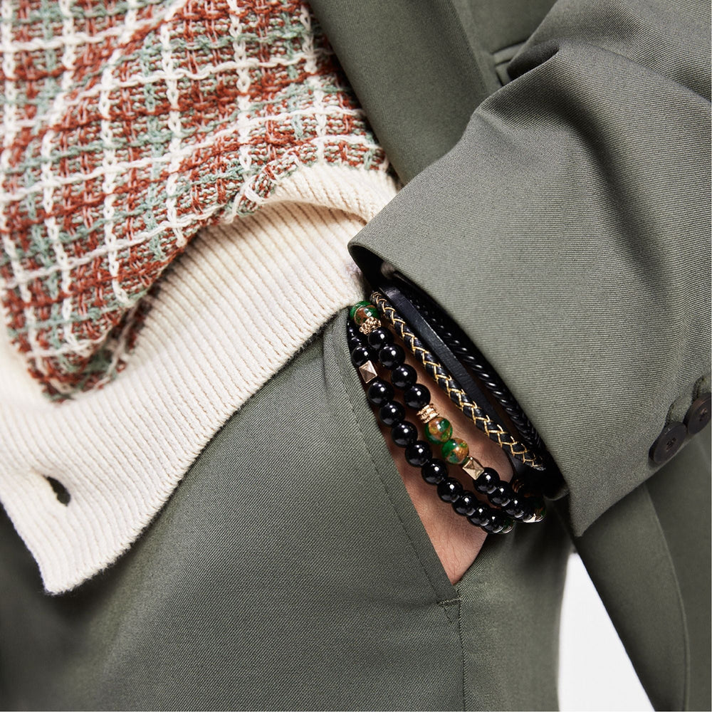 Aldo | Alderbrae Dark Green Men's Jewelry - Bracelet