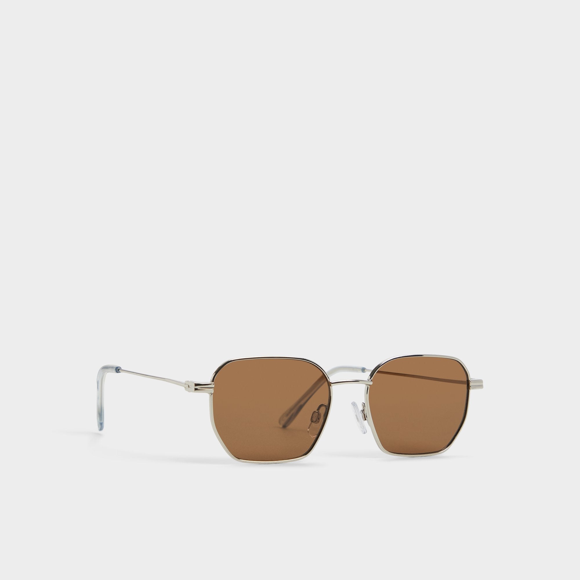 Aldo | Flyynn in Silver - Rectangle sunglasses
