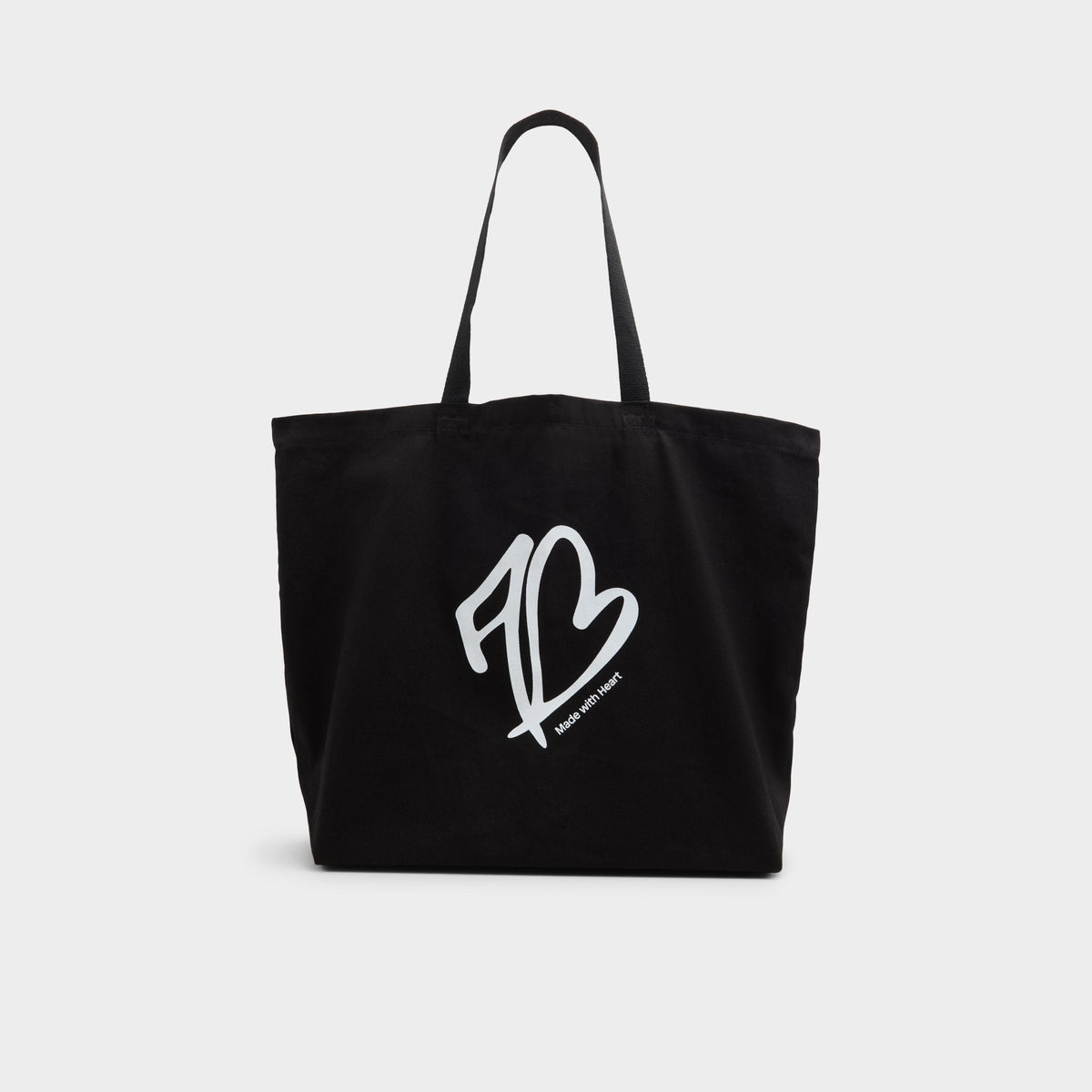 Aldo | Made With Heart Tote Black/White Tote & Satchel bags - Tote bag