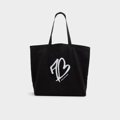 Aldo | Made With Heart Tote Black/White Tote & Satchel bags - Tote bag