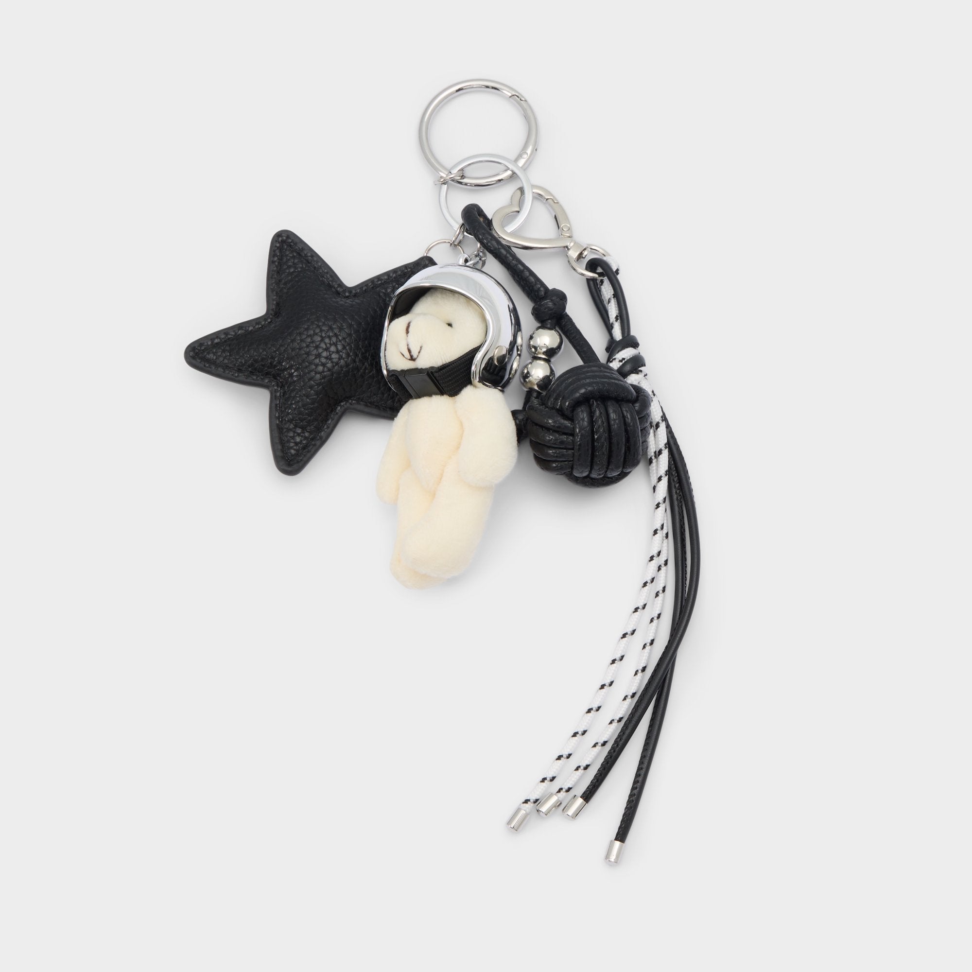 Aldo | Astrobear in Black Silver Multi - Bag charm