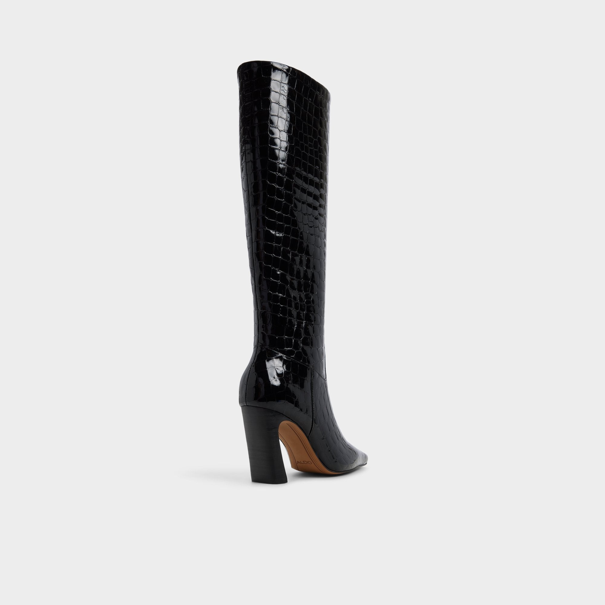 Aldo | Vivienna in Black - Knee-high boot, Block heel