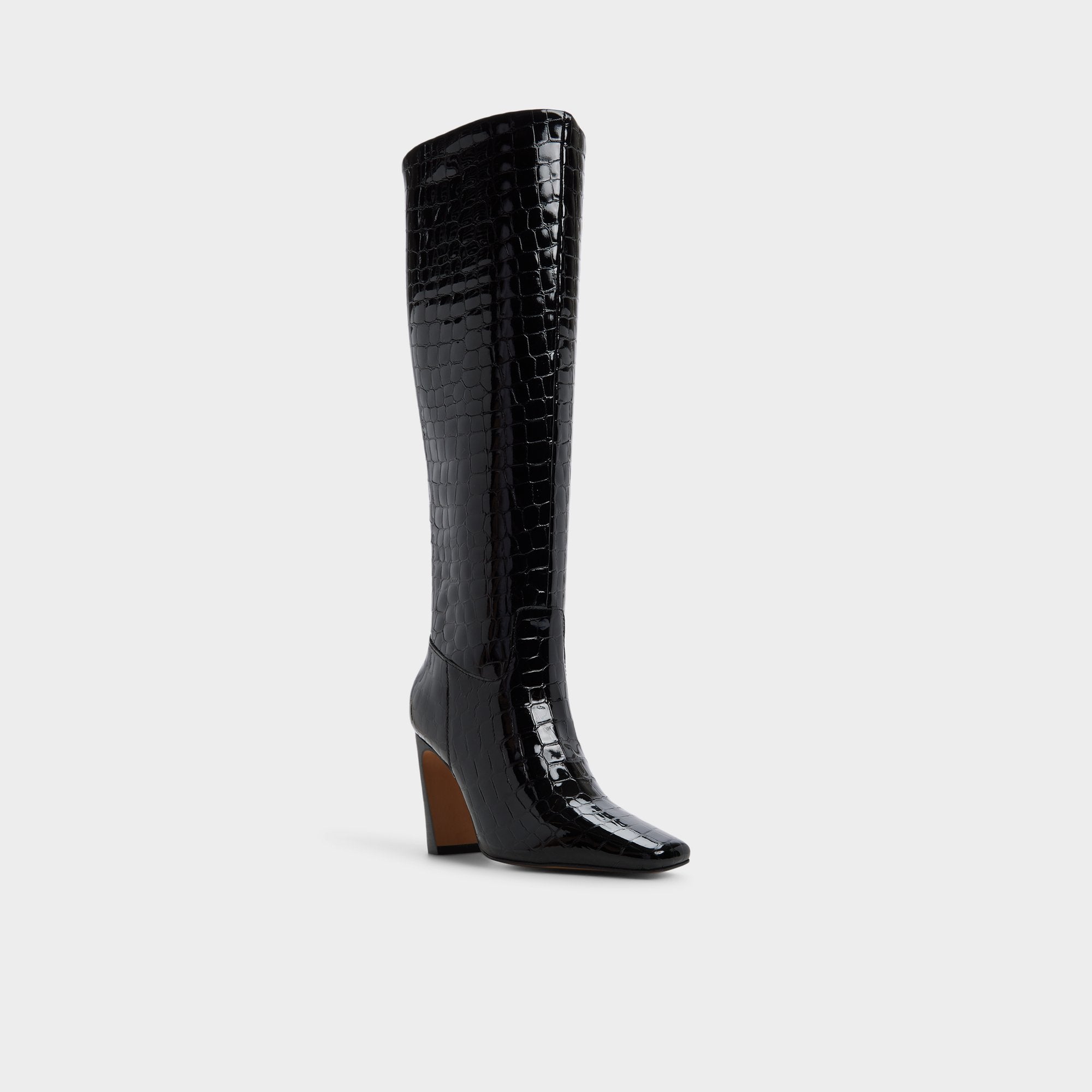 Aldo | Vivienna in Black - Knee-high boot, Block heel