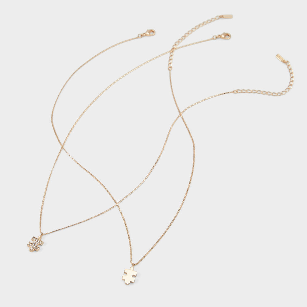 Aldo | Besties Gold/Clear Multi Women's Necklaces - Gift set