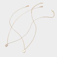 Aldo | Besties Gold/Clear Multi Women's Necklaces - Gift set