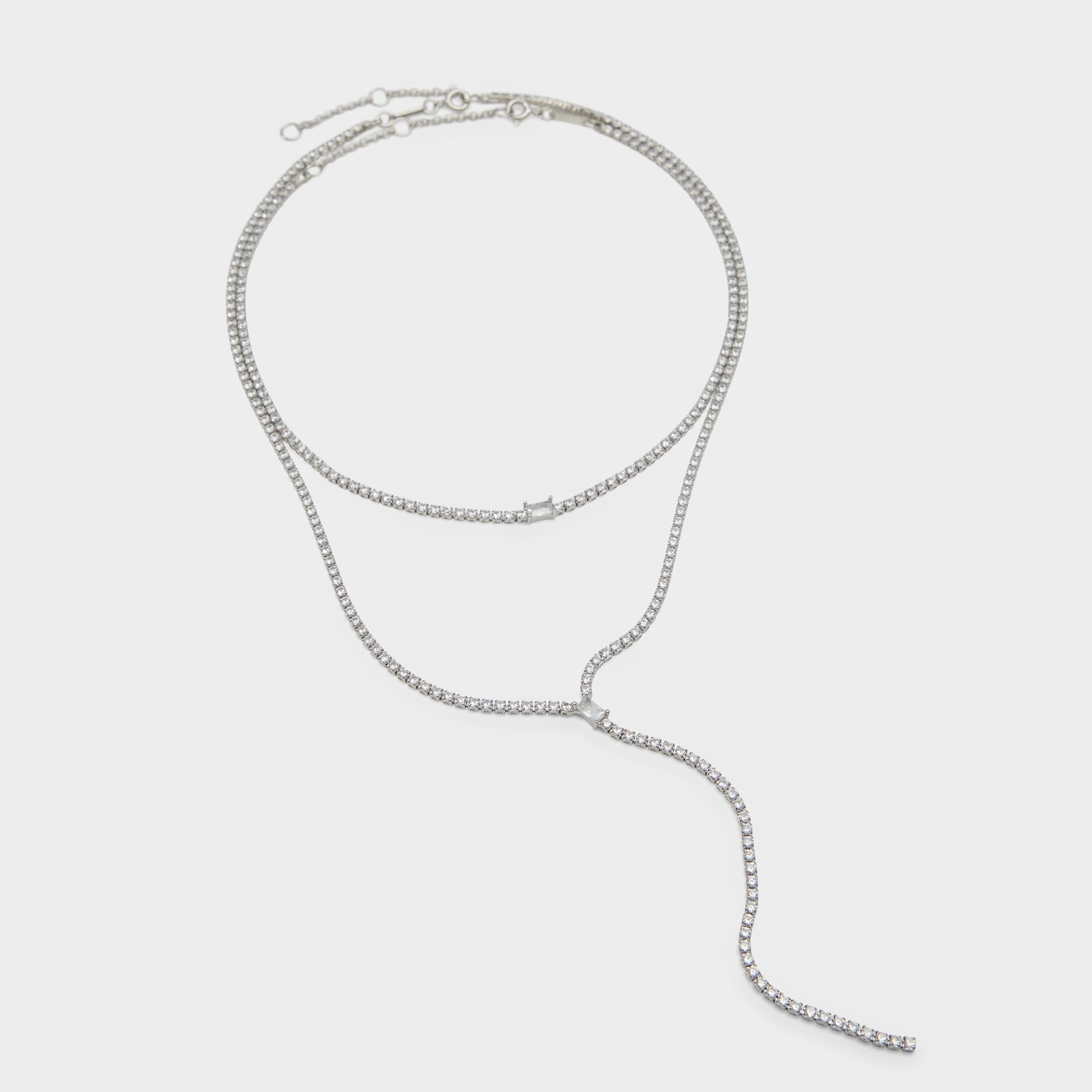 Aldo | Alata Silver/Clear Multi Women's Cubic Zirconia - Necklace