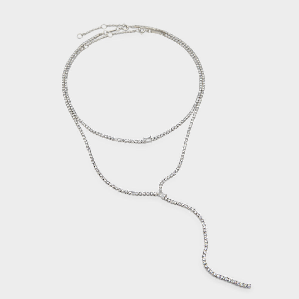 Aldo | Alata Silver/Clear Multi Women's Cubic Zirconia - Necklace