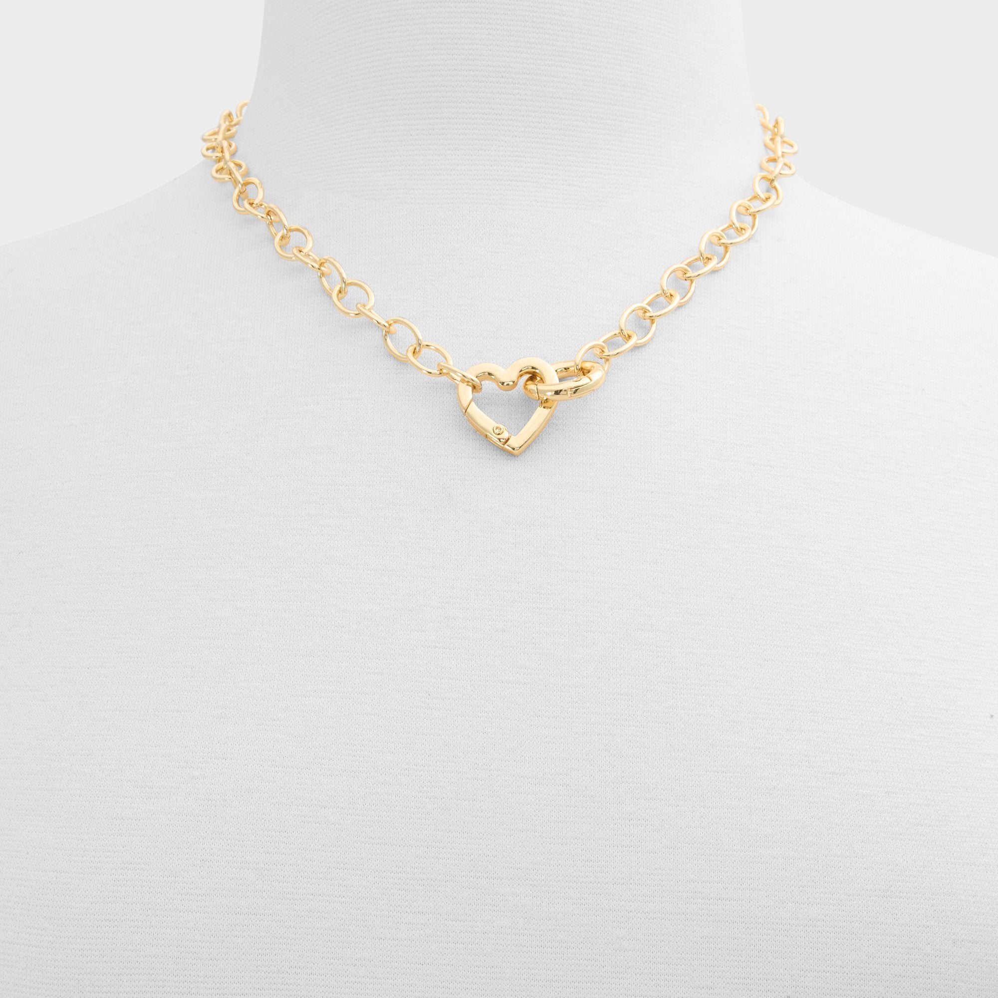 Aldo | Heartclip in Gold - Customizable necklace