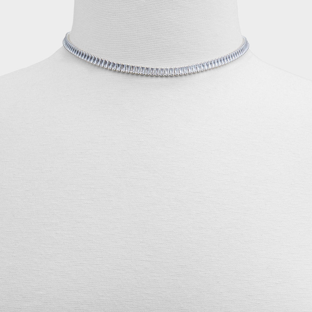 Aldo | Maliana Silver/Clear Multi Women's Necklaces - Choker necklace