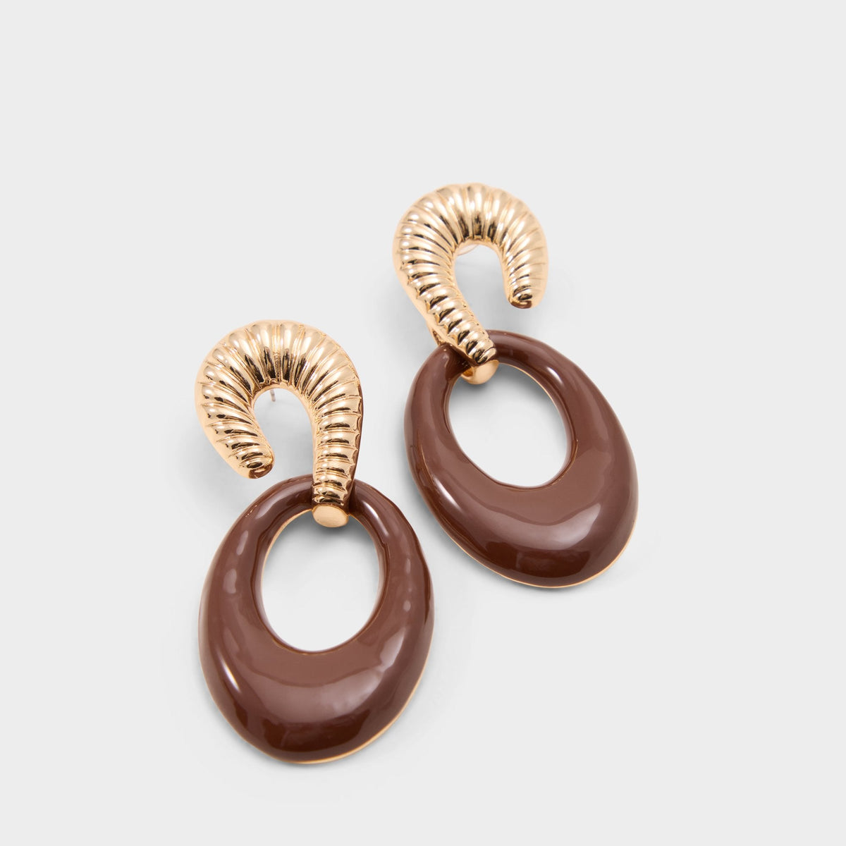 Aldo | Gemellina in Light Brown - Chandelier earrings