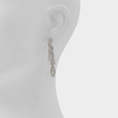 Aldo | Serrpente in Silver Clear Multi - Statement earrings