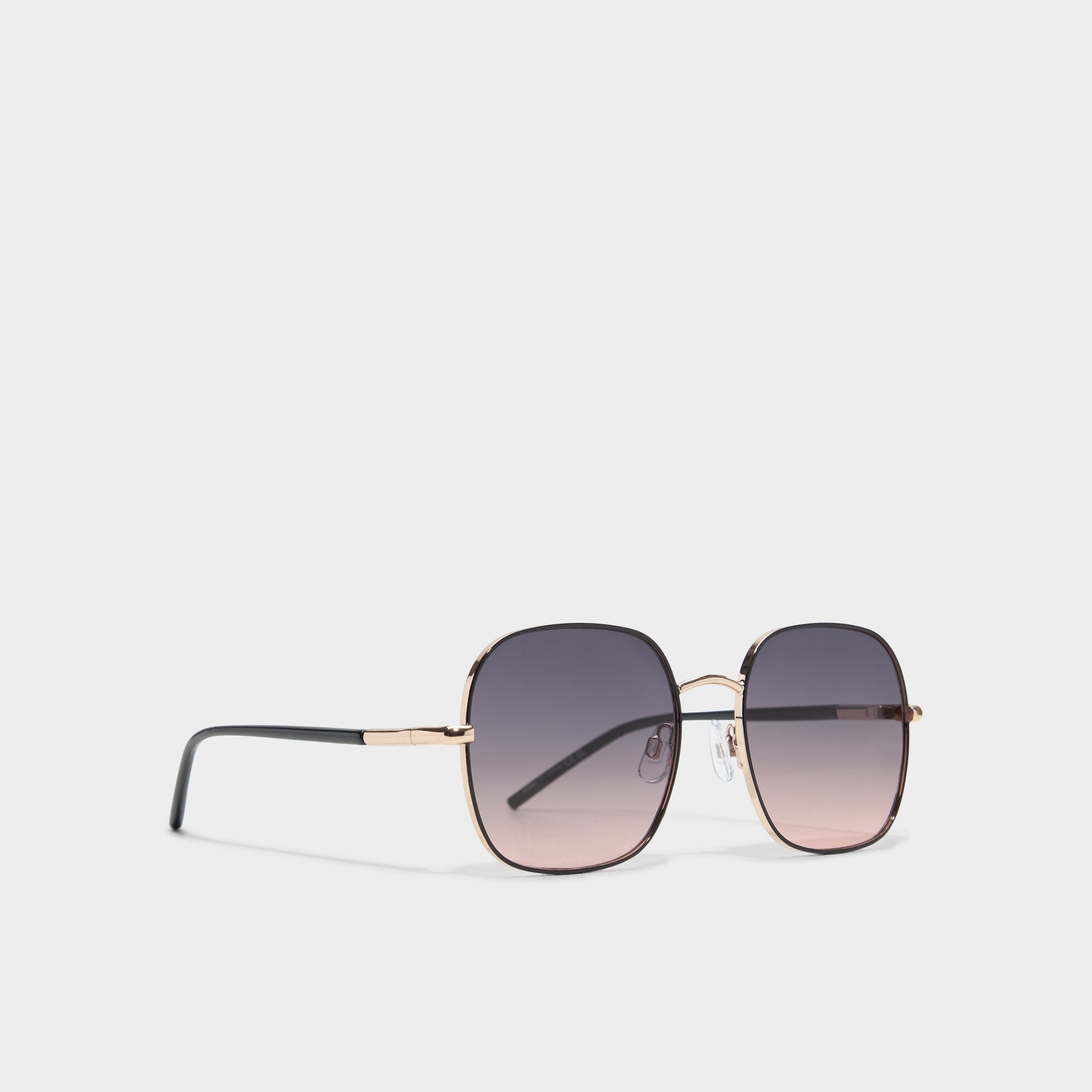 Aldo | Elbamadar Black/Gold Multi Women's Square - Square sunglasses