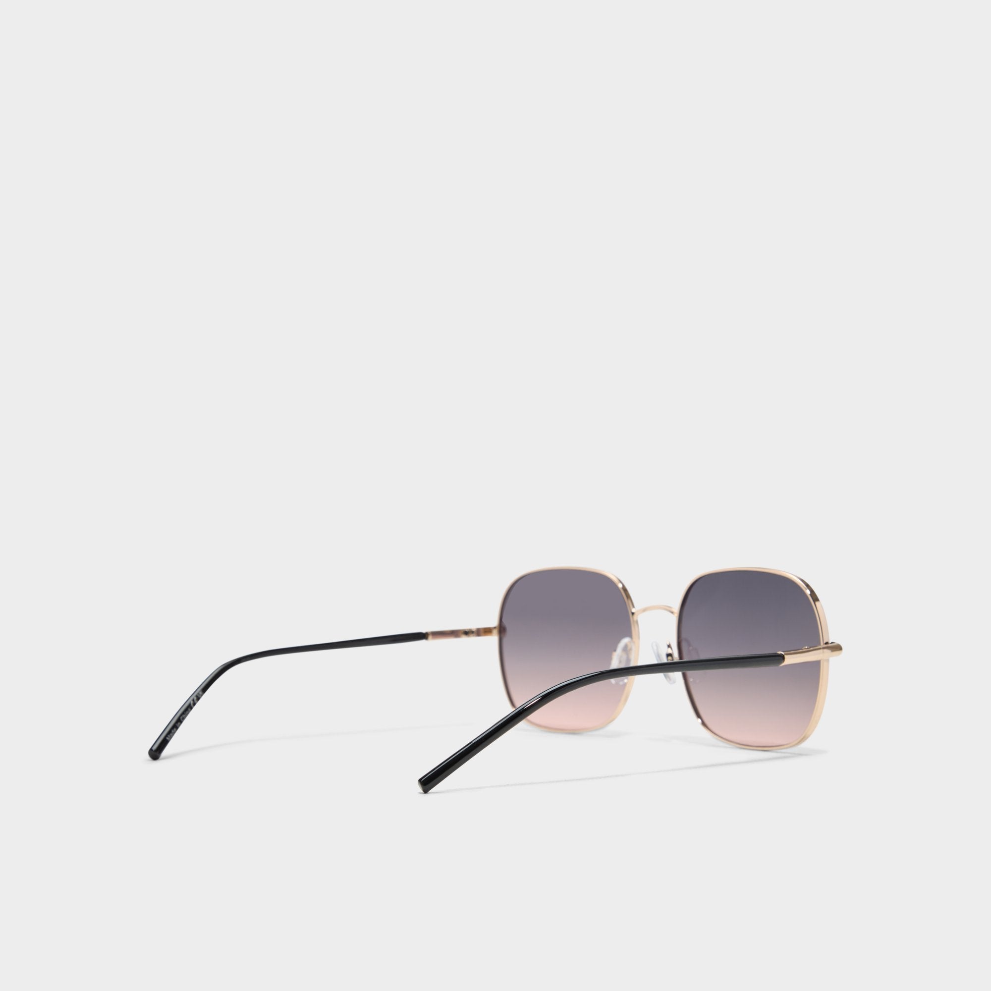 Aldo | Elbamadar Black/Gold Multi Women's Square - Square sunglasses