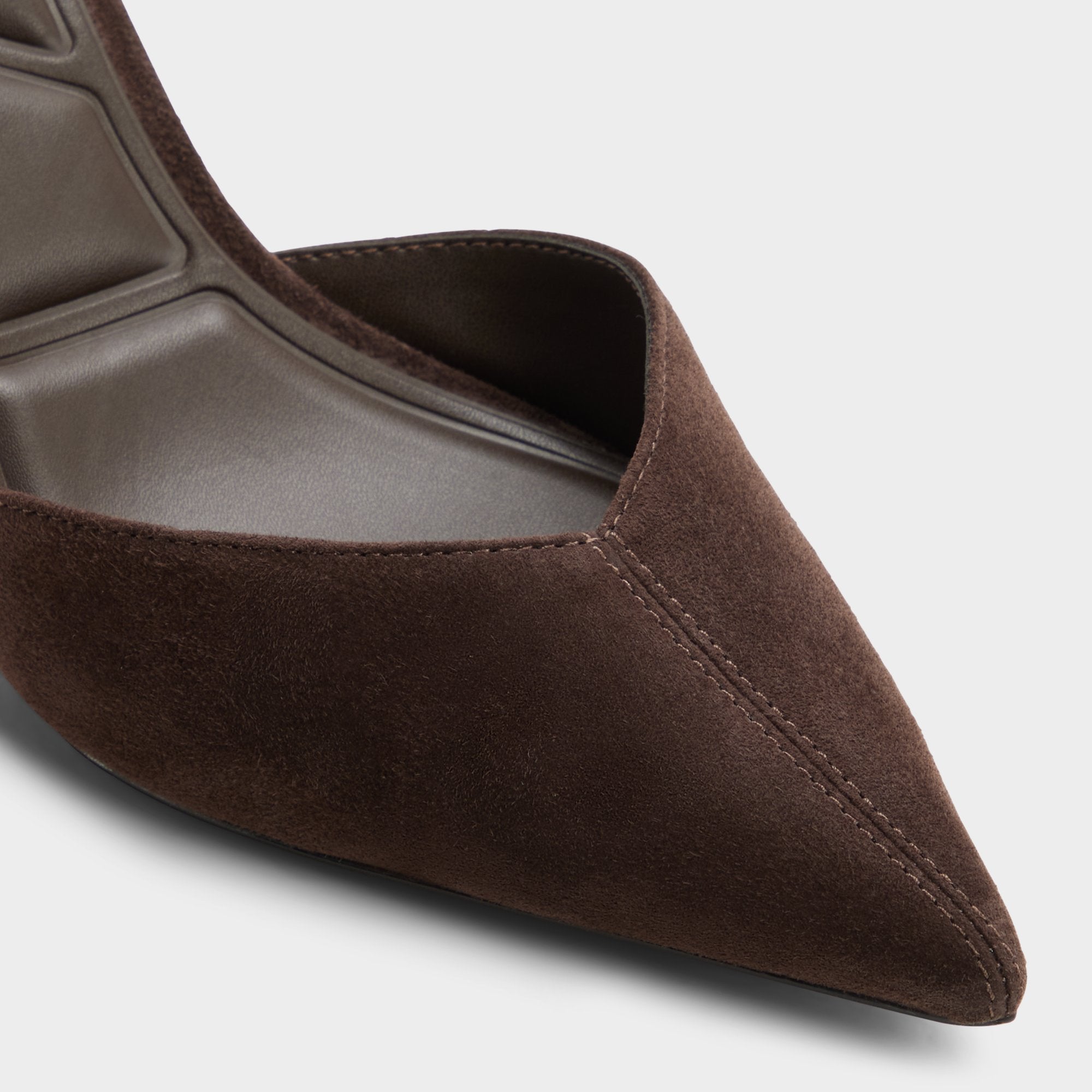 Aldo | Re in Olivia Dark Brown - Sling back high heel, Stiletto heel