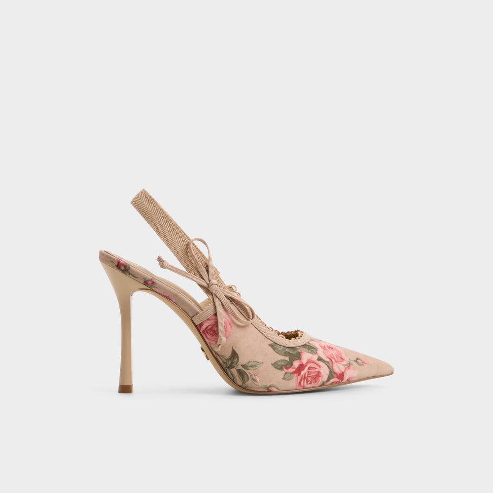Aldo | Hennie in Beige Combo 14190601 - Sling back high heel, Stiletto heel