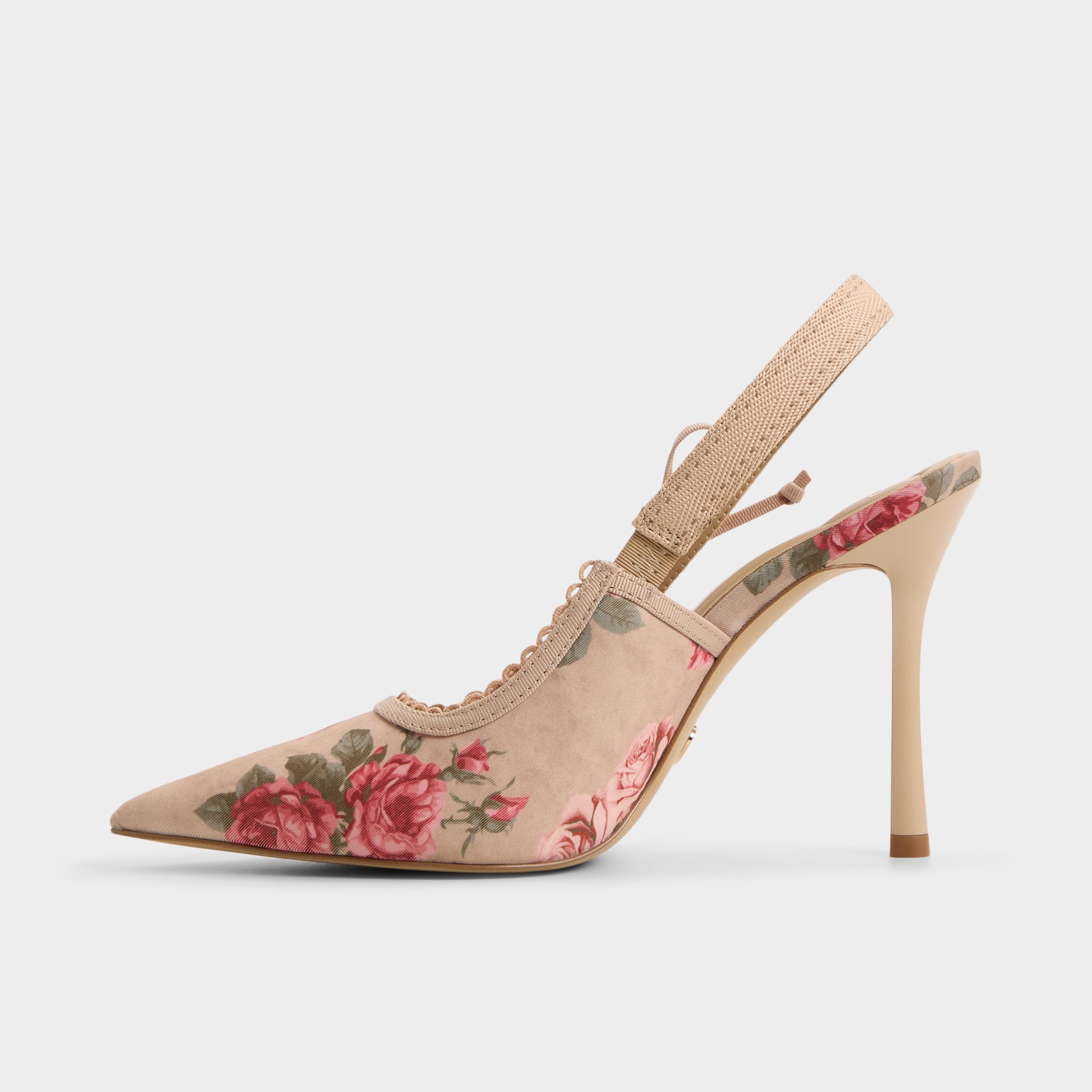 Aldo | Hennie in Beige Combo 14190601 - Sling back high heel, Stiletto heel