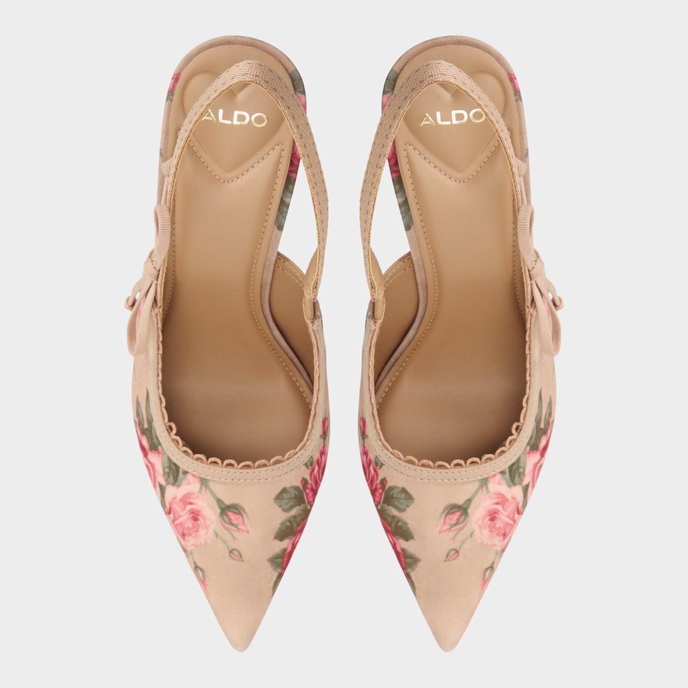 Aldo | Hennie in Beige Combo 14190601 - Sling back high heel, Stiletto heel