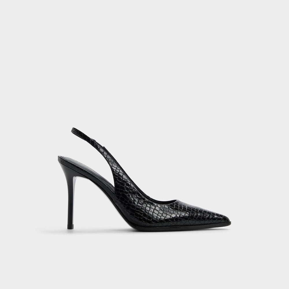 Aldo | Re in Samantha Other Black - Sling back high heel, Stiletto heel