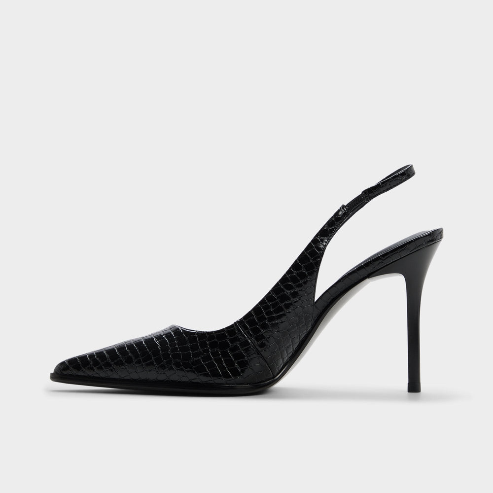 Aldo | Re in Samantha Other Black - Sling back high heel, Stiletto heel