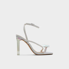 Aldo | Pepela in White - Strappy heeled sandal, Block heel