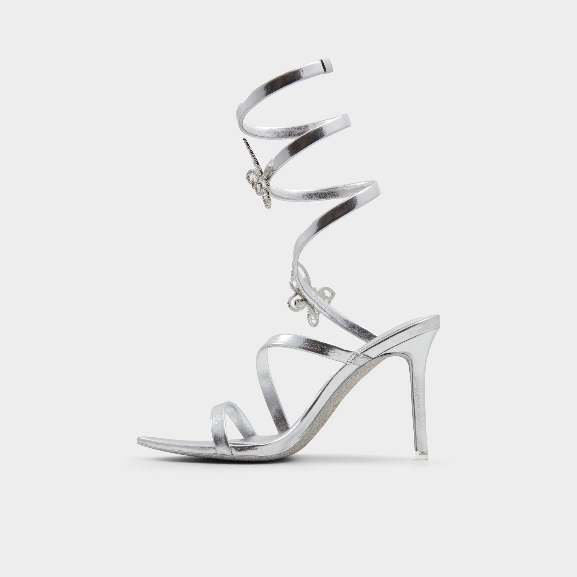 Aldo | Ocia in Silver - Stiletto strappy sandal