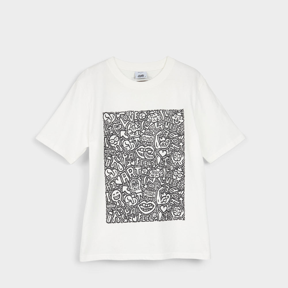 Aldo | Timothy in Goodman White Black14038062 - Unisex t-shirt