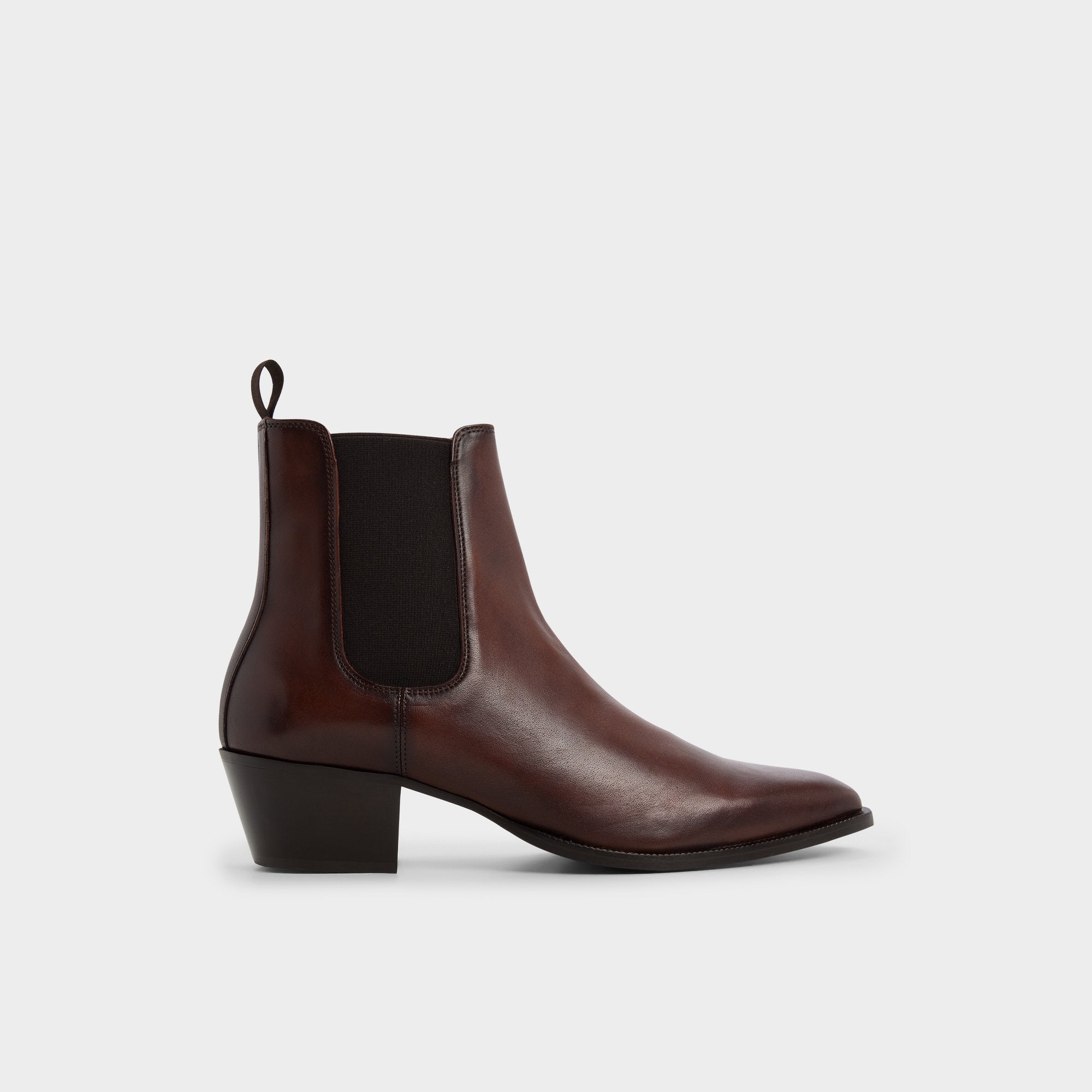 Aldo | Jako in Brown - Chelsea boot, Block heel