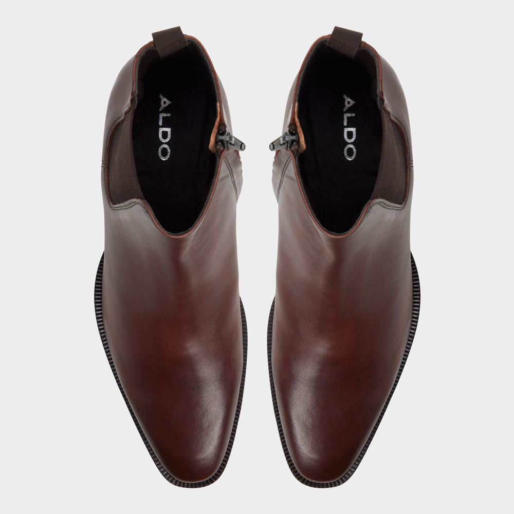Aldo | Jako in Brown - Chelsea boot, Block heel