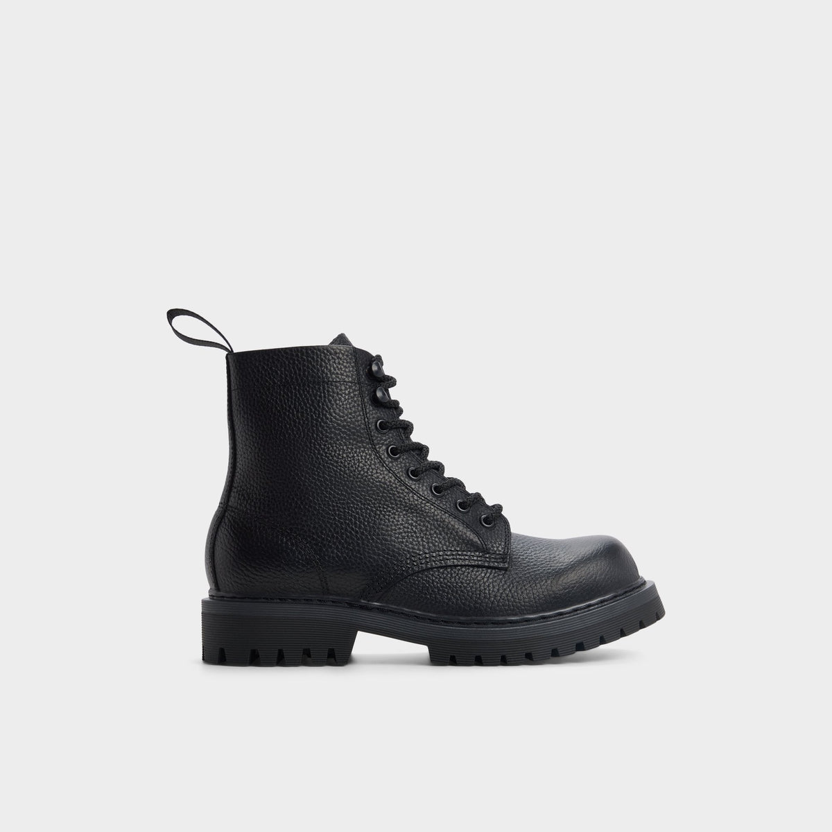 Aldo | Doublezero in Other Black - Combat boot, Lug sole