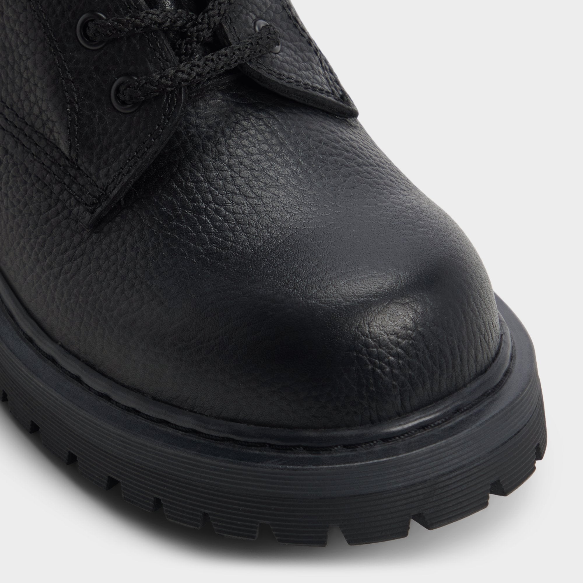 Aldo | Doublezero in Other Black - Combat boot, Lug sole