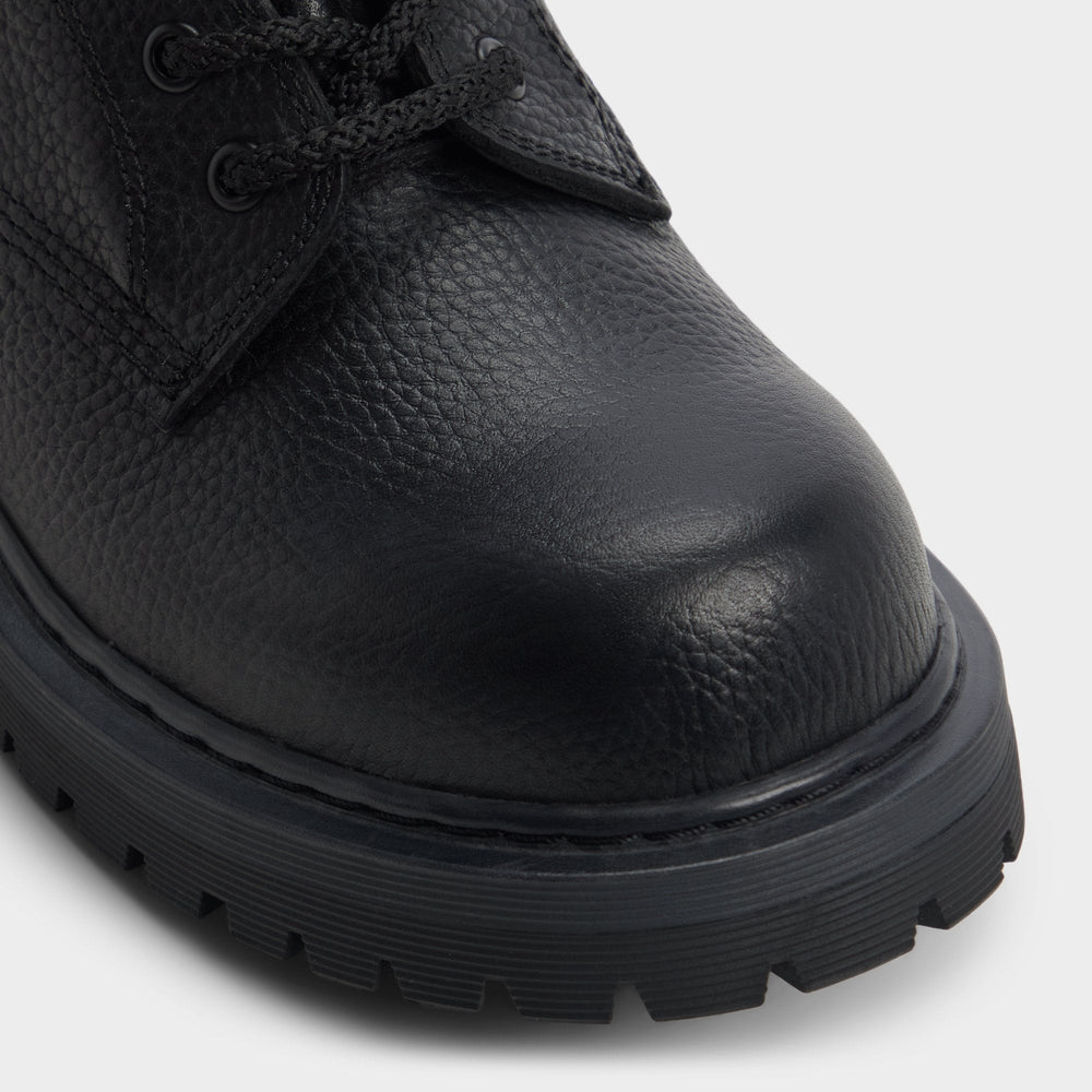Aldo | Doublezero in Other Black - Combat boot, Lug sole
