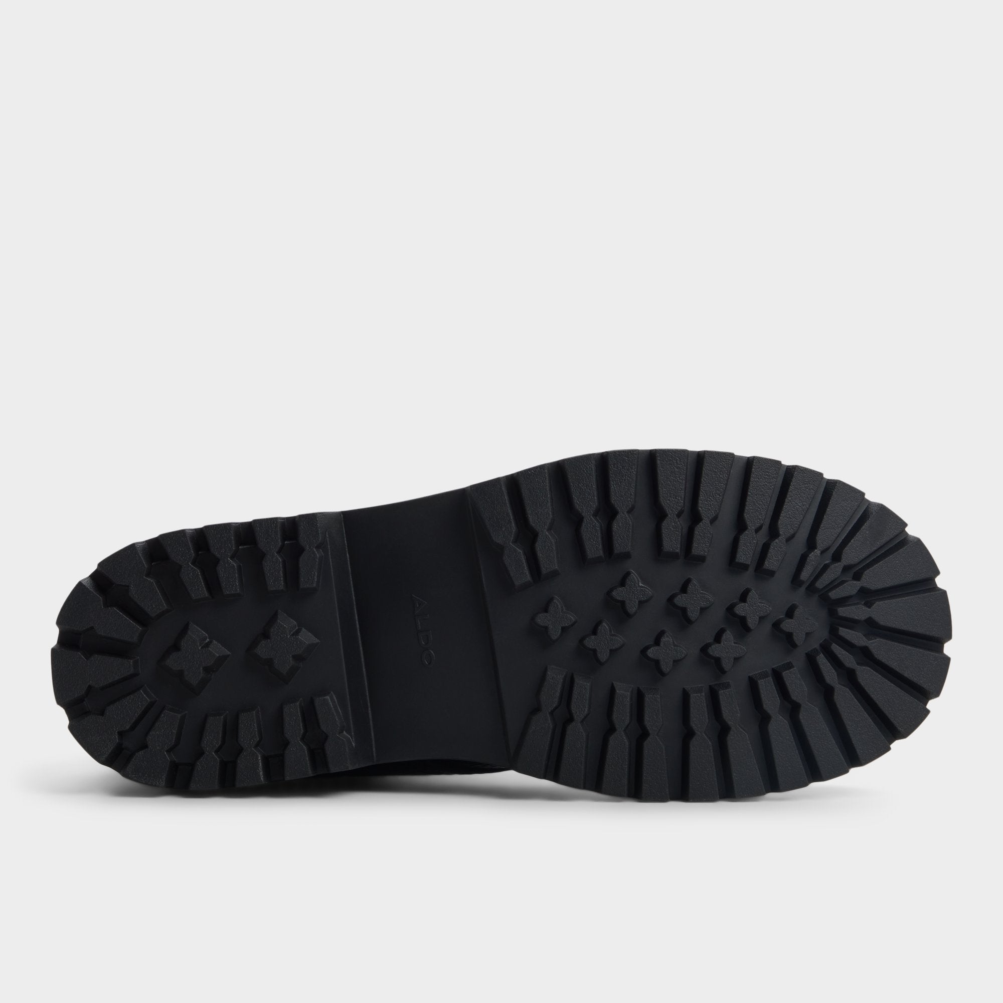 Aldo | Doublezero in Other Black - Combat boot, Lug sole