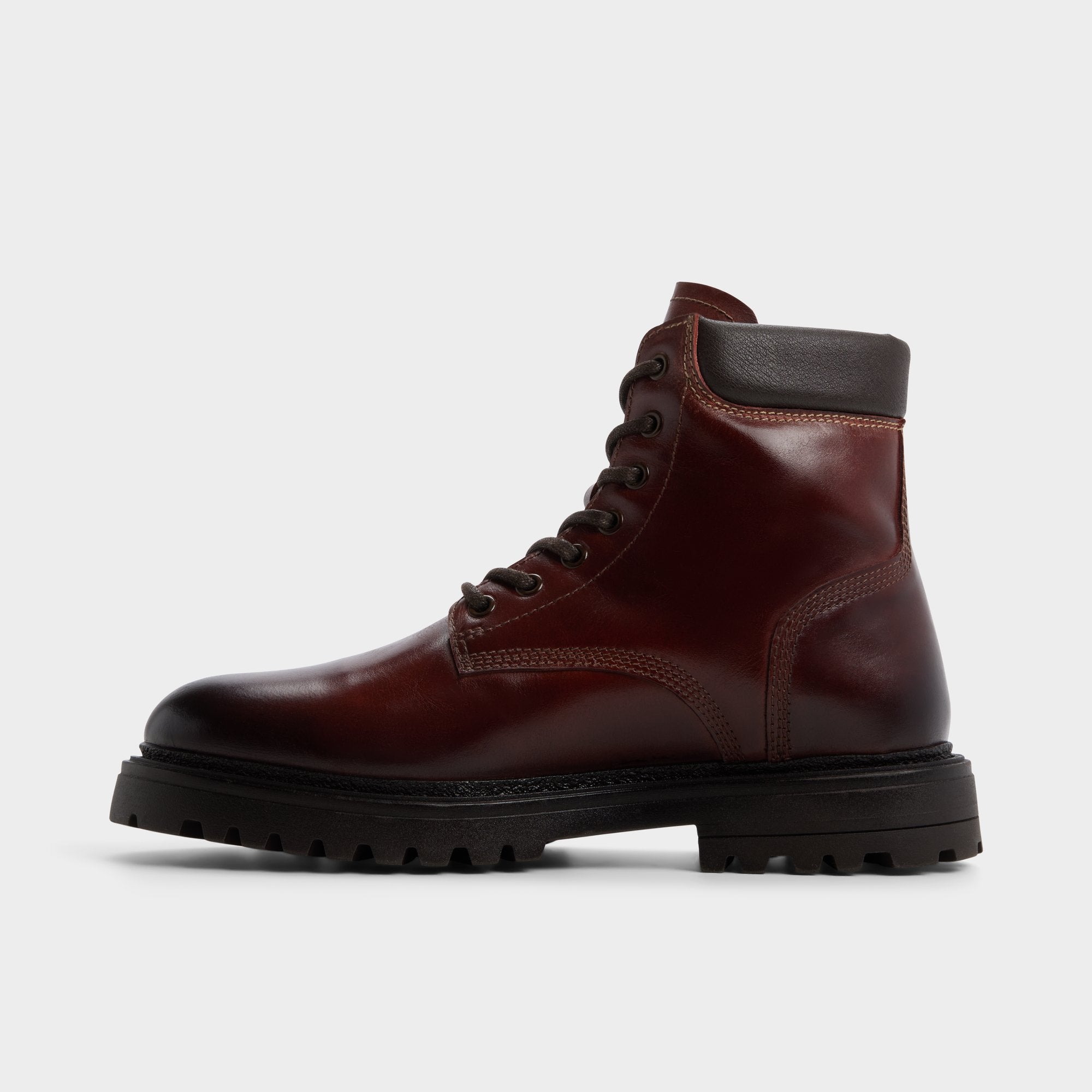 Aldo | Draco in Medium Brown - Combat boot, Lug sole