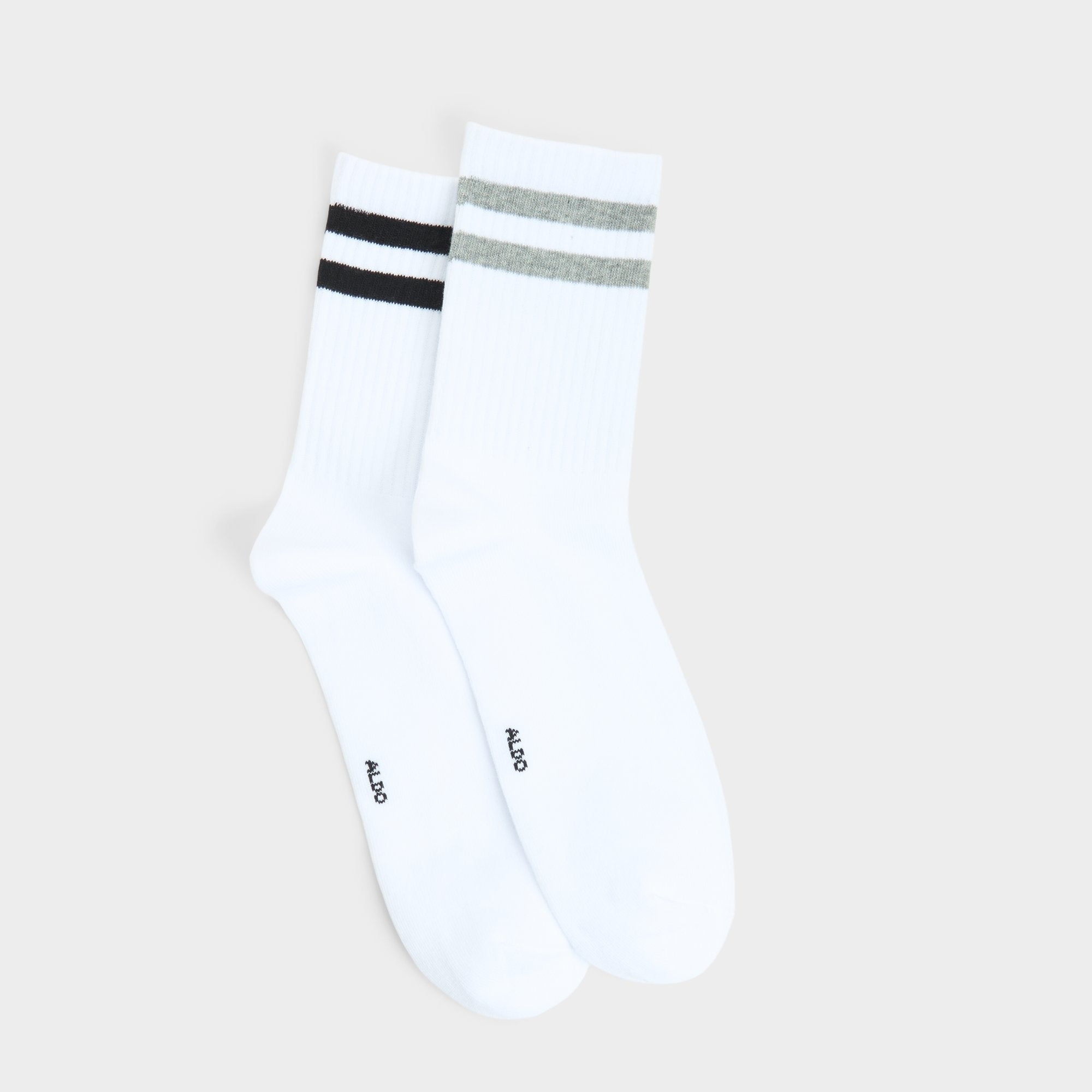 Aldo | Retroline in Grey - Crew socks