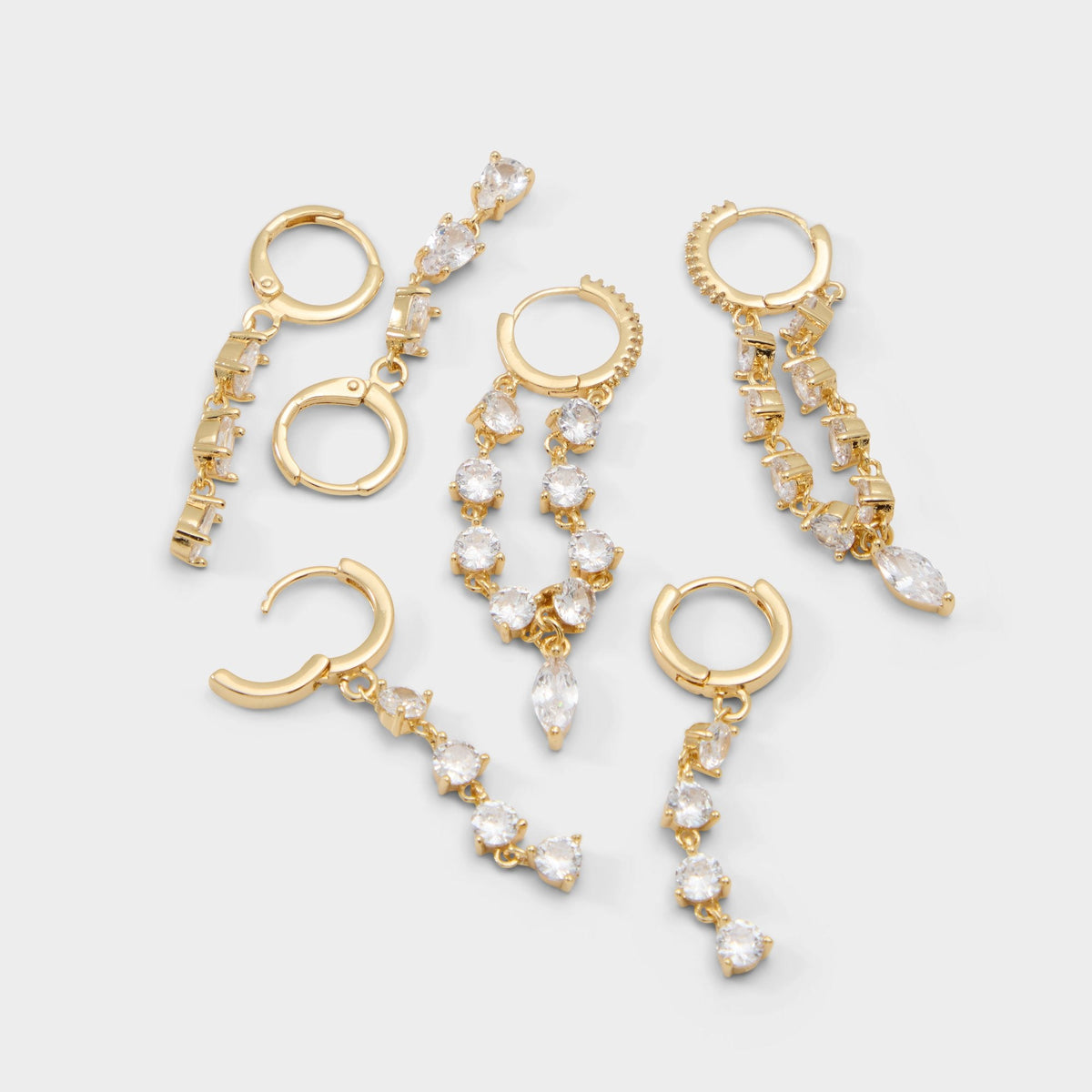Aldo | Colettee in Gold Clear Multi - Earring set