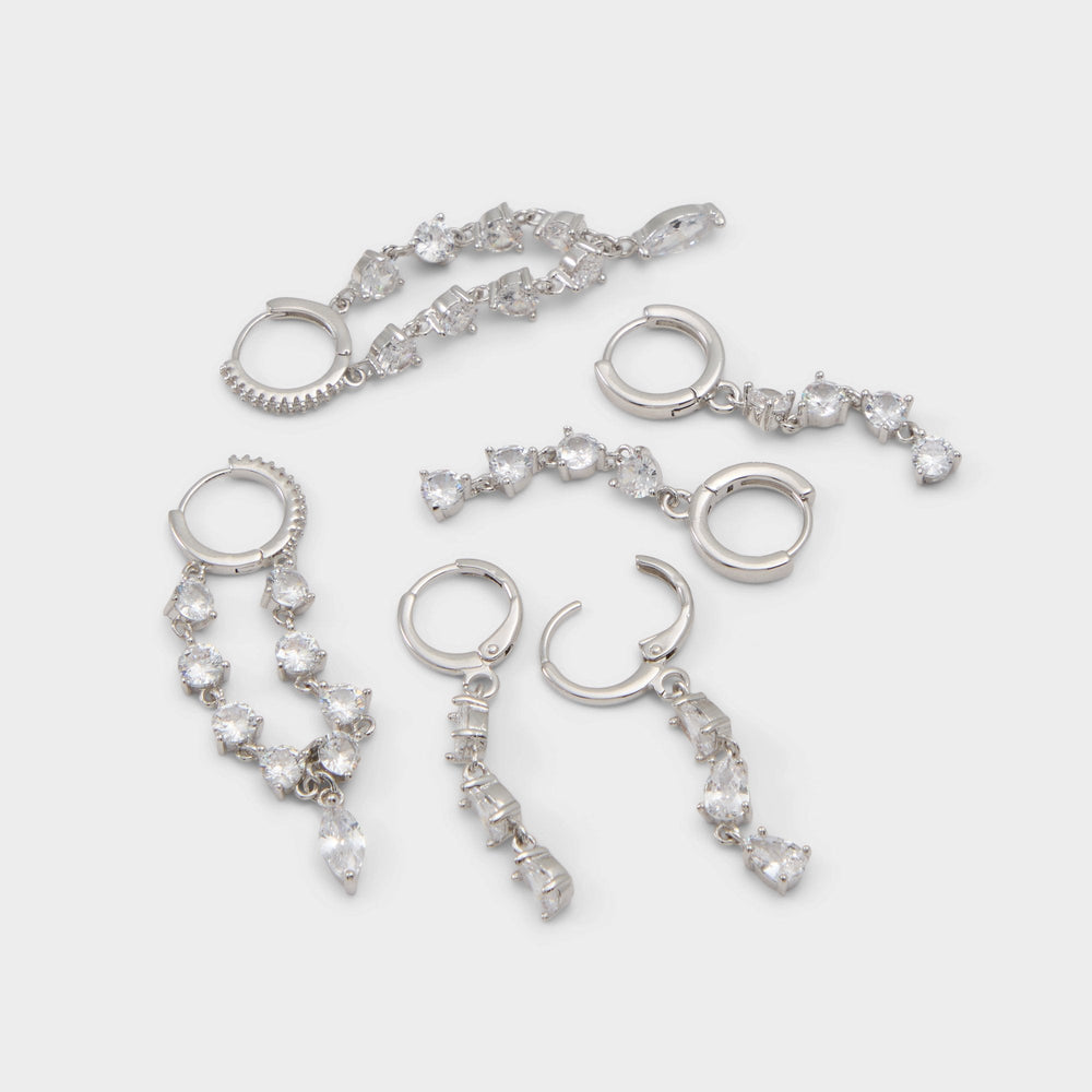 Aldo | Colettee in Silver Clear Multi - Earring set