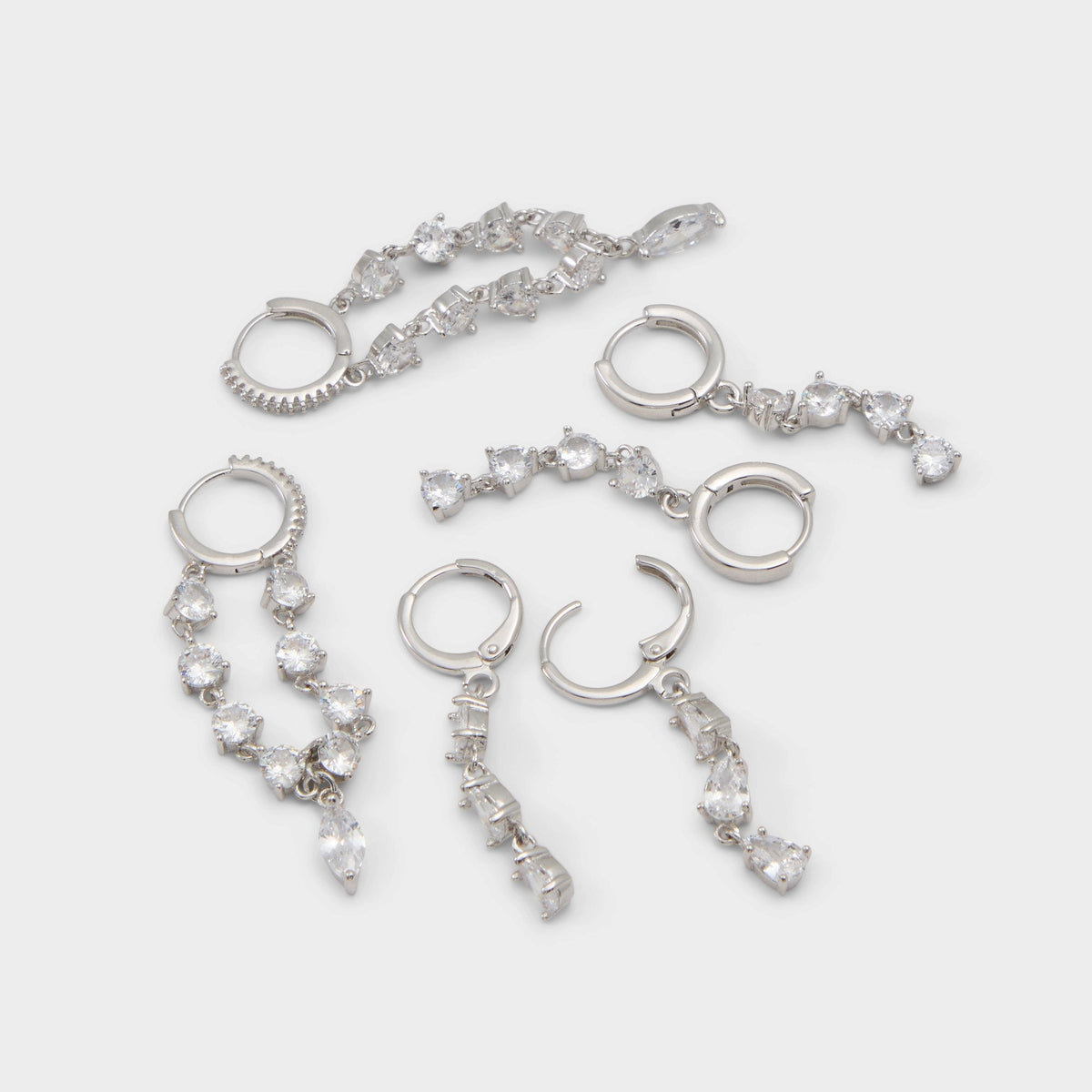 Aldo | Colettee in Silver Clear Multi - Earring set