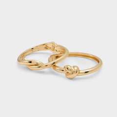 Aldo | Knotts in Gold - Bangle bracelet