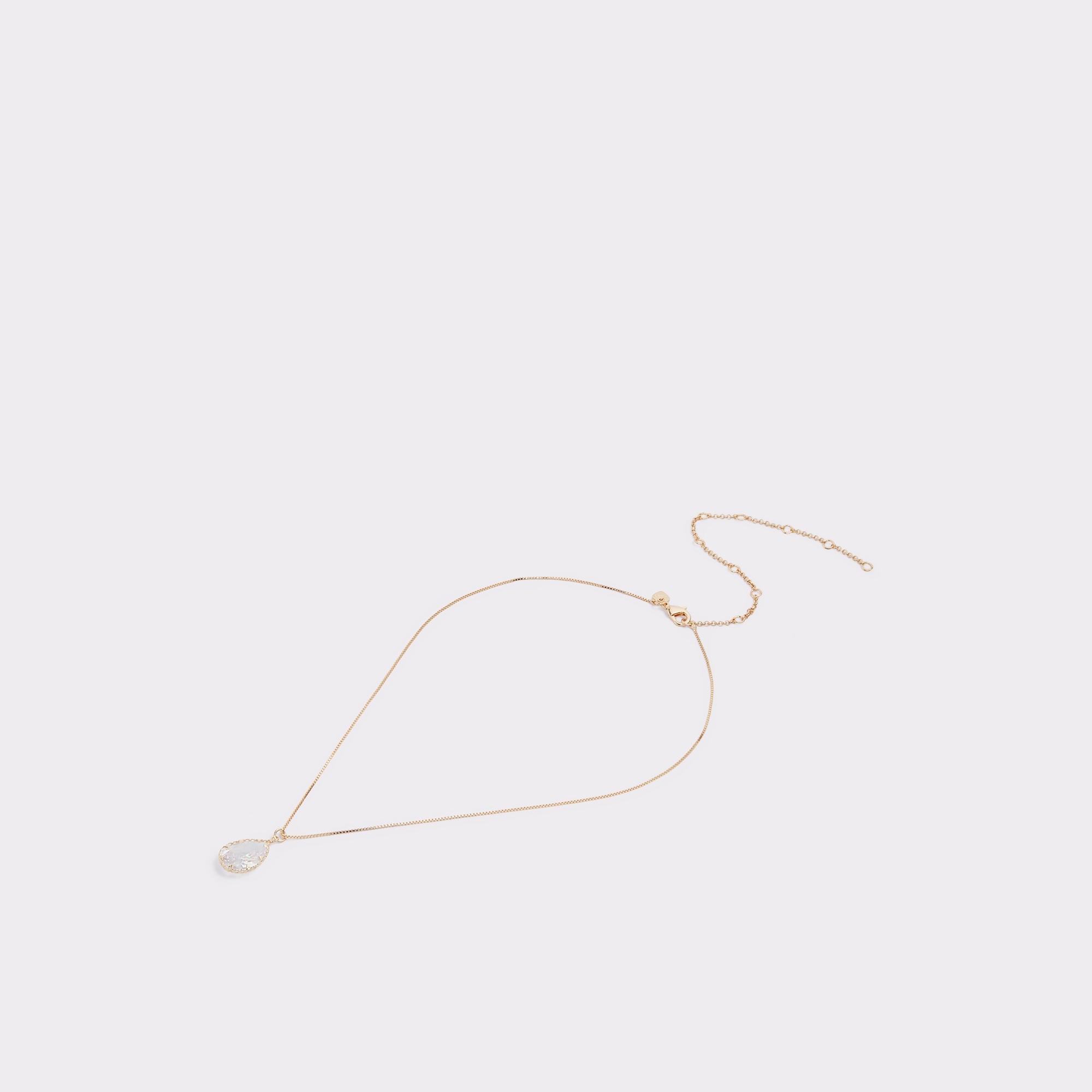 Aldo | Beauceron Gold/Clear Multi Women's Necklaces - Teardrop necklace