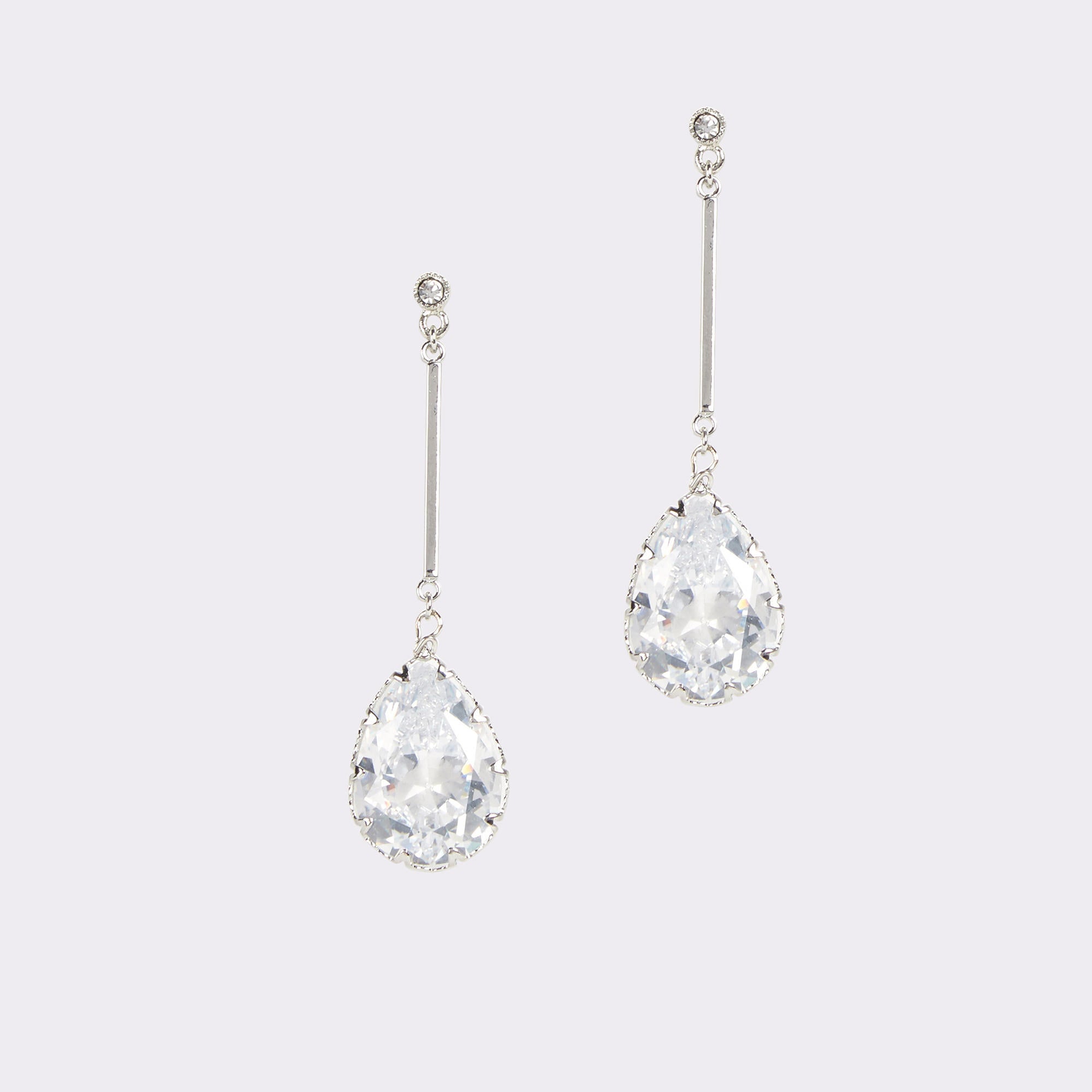Aldo | Cares Silver/Clear Multi Women's Earrings - Chandelier earrings