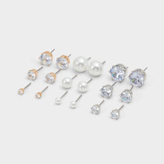 Aldo | Daniellia Metallic Multi Women's Earrings - Stud earring set