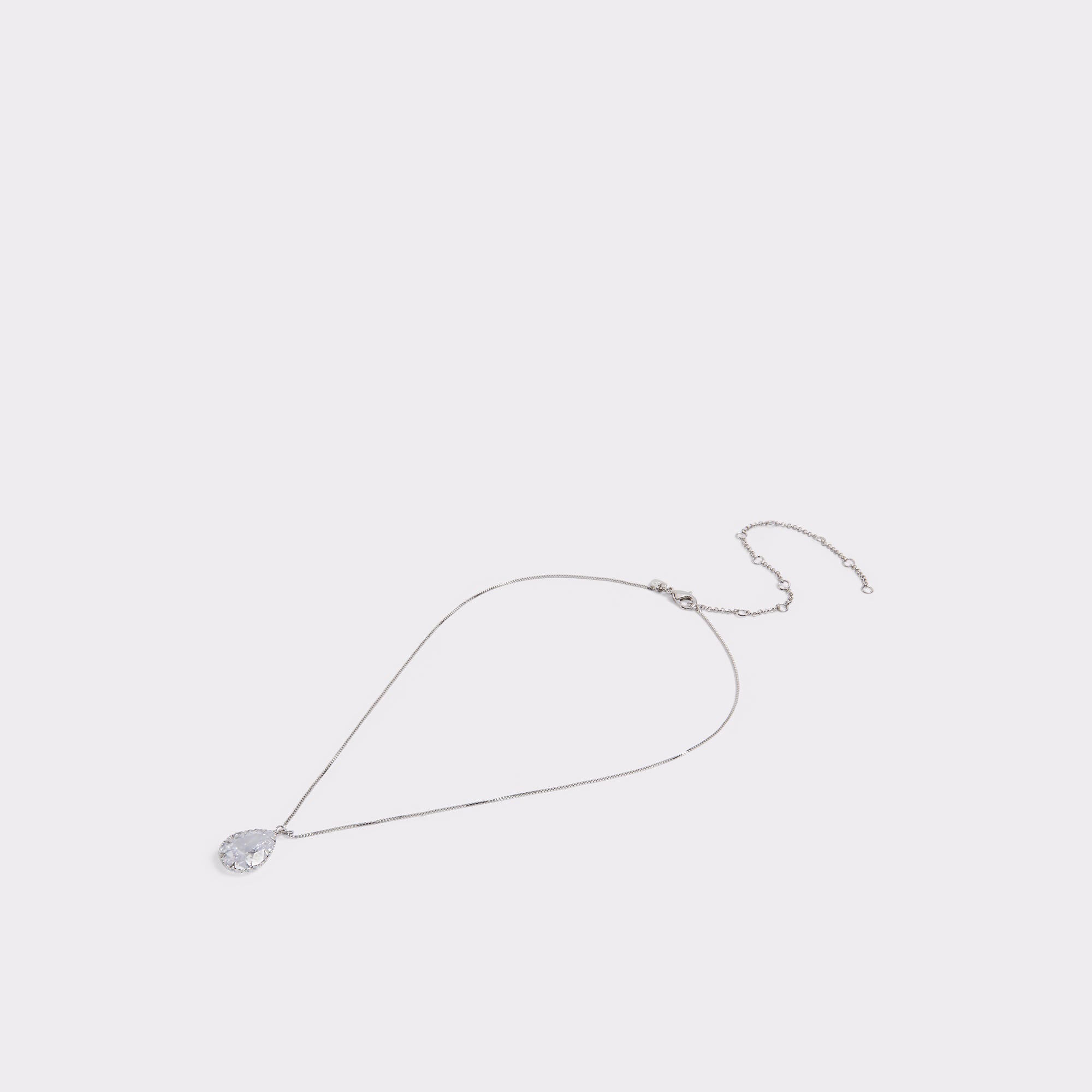 Aldo | Beauceron Silver/Clear Multi Women's Necklaces - Teardrop necklace