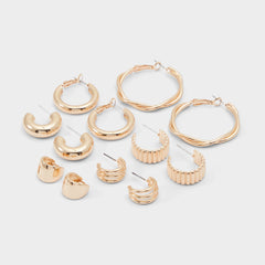 Aldo | Carenalieta Gold Women's Earrings - Hoop earrings