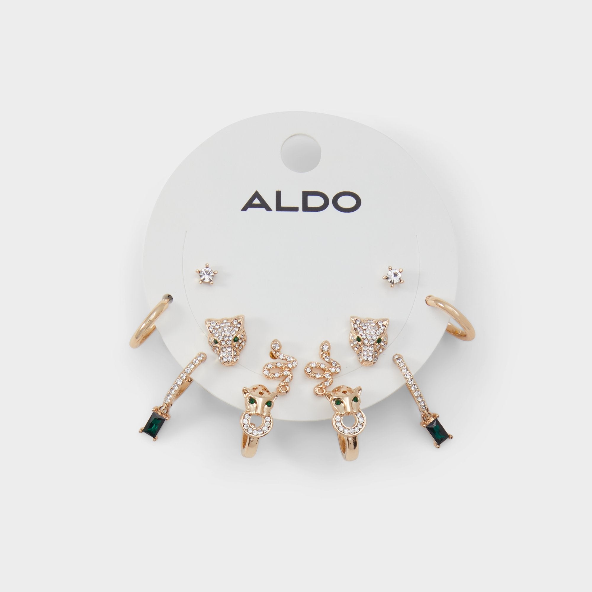 Aldo | Junglechic Gold/Clear Multi Women's Earrings - Earrings