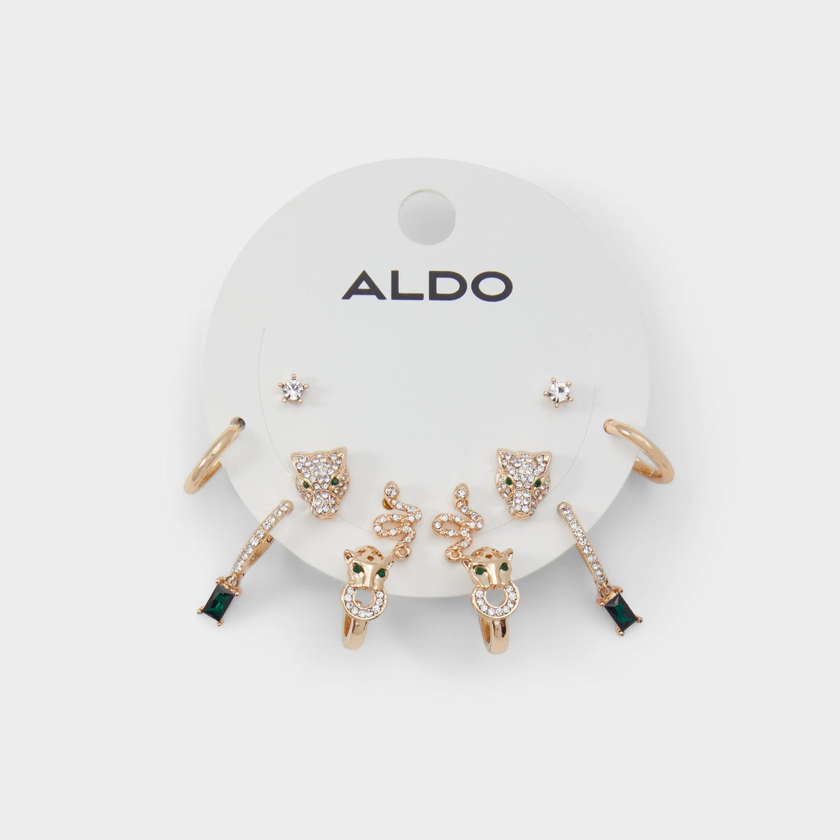Aldo | Junglechic Gold/Clear Multi Women's Earrings - Earrings